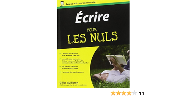 ecrire un livre pour les nuls pdf