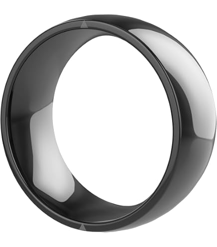 CNICK Smart Ring di Pagamento - Anello di Pagamento Contactless NFC, Design Elegante, Compatibile con Visa e MasterCard, Chiave Tesla per Modelli 3/Y/X/ S/CT (Neve, 9