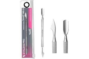 STALEKS PRO for Natury Nails Cuticle Pusher - Manicure and Pedicure - Stainless Steel - Smart 50/2