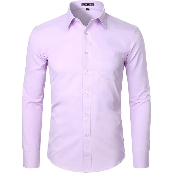 COOFANDY Overhemd Heren Lange Mouwen Oxford Regular Fit Zakelijk Overhemd Katoen Casual Strijkvrij Overhemd met Zak Blauw XL