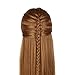 Hairdressing 80% Real Human Hair 22 Inch,CoastaCloud Professional Training Head Mannequin Hairdresser Human Hair with Clamp,For College and Professional Use