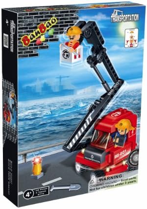 Best Seller Games &amp; Toys BanBao Building Blocks Bricks Construction Forklifter Vehicle - Little Builder Fun Gift Present for Stocking Fillers, Xmas, Christmas, Easter, Birthdays, Pocket Money Treat or Reward Idea - Child Boys Boy Kids Children - One Supplied
