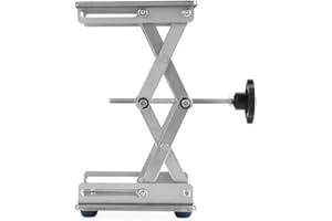 MARHYNCHUS 6 Inch Stainless Steel Jack Stand Scissor Laboratory Equipment Other Laboratory Products Lifting Platform / Foldable Lifting Table Pad 150 x 150 x 250 mm for Scientific Experiment