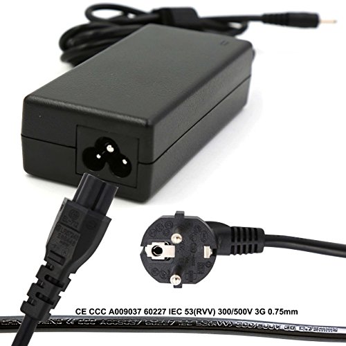 BLESYS – 65W 19V/3.42A AC Adapter Ladegerät passen ASUS X53S X551C X551M X451 X451CA X502CA TP550L TP550LD Series Laptop - 3