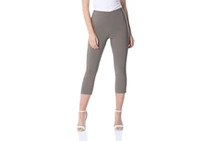 Roman Originals Cropped Trousers for Women UK Ladies Capri Leggings Summer Pants Short Crop Stretch 3/4 Length Three Quarter Pedal Pusher Clothes Elasticated Bengaline Cut Off