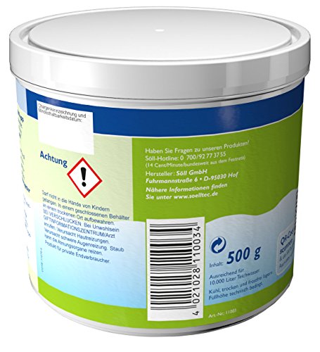 Söll 11003 PhosLock AlgenStopp – Der stärkste Phosphatbinder der Welt – 500 g - 2