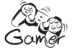 QUANYUCHANG Calcomanía de pared de jugador con controlador, murales de pared para niños, diseño artístico de vinilo, decoración de pared para adolescentes, niños, dormitorio, sala de juegos, decoración del hogar,