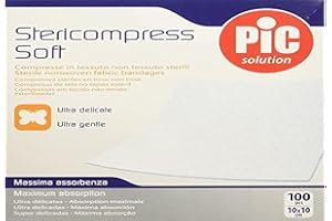 PIC SOLUTIONS Garze Stericompress Soft Stoff, 10 x 10 cm, 100 Tabletten