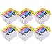 Produktbild PerfectPrint Kompatibel Tinte Patrone Ersetzen für Epson Stylus B40W BX-300F 310FN 600FW 610FW D120 D120 WiFi D78 D92 DX-4000 4050 4400 4450 5000 5050 T0715 (Schwarz/Cyan/Magenta/Gelb, 24-pack)