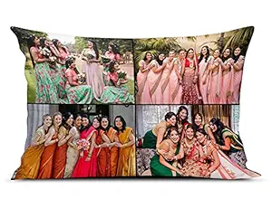 DreamVio Photo Cushion/Pillow for Gift to Husband,Wife,Mother,Father,Girl, Boy,Best Friend on Birthdays,Valentine,Rakhi with Filler. Size:- 12x18 inches, Colour:- Multi, Style 49