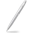 Sheaffer Gift 100 Ballpoint Pen Brushed Chrome with Chrome Plated Trim | Premium Silver Ball Pen | Pen Gift Set
