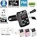 Produktbild Gaddrt Dual USB Bluetooth 4.1 Freisprecheinrichtung Car Kit FM Transmitter MP3 Player A2B2 (Black)