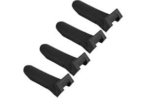 BOROCO Protection Demonte Pneu, Manchettes en Caoutchouc, Machine de Montage de Pneus, Protection des Jantes, Montage des Pneus, lot de 4 (type à pied droit)