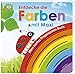 Produktbild Mein buntes Fingerspuren-Buch. Entdecke die Farben mit Maxi: Pappbilderbuch mit Fingerspuren ab 18 Monaten