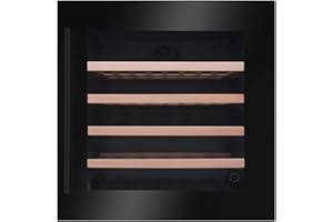 Amica WK 341 210 S Einbau-Weinkühlschrank/Weintemperierschrank/schwarz/max. 40 Bordeauxflaschen/VinoOptima System™