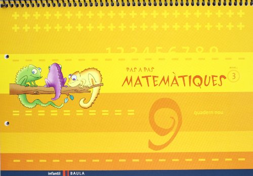 Quadern nou Pas a Pas Matemàtiques nivell 3 Cicle Infantil (Projecte Pas a Pas)