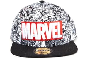 DIFUZED Marvel - Classic Red and White Logo Snapback