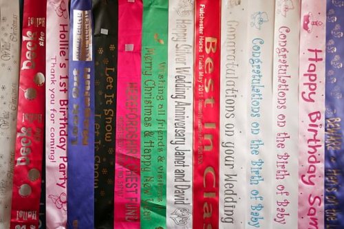 Personalised ribbon 15 mm x1meter
