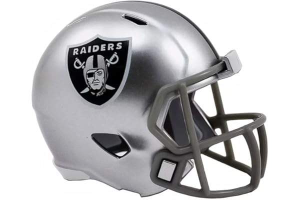 Riddell Oakley Raiders NFL Speed Pocket Pro Micro Casque de Football de Poche Taille Mini