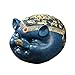 Produktbild SISIZHANG Sparschwein Kind Spardose Keramik Sparschwein Wohnzimmer Schlafzimmer Dekoration Einfache Mode Schwein Ornament (Color : Blue, Size : 28CM*16CM*18CM)