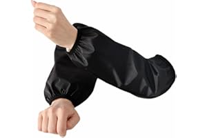 TSANGBABY Manicotti per braccio impermeabili Coperture in tinta unita Antiolio Oversleeves Protezione Elastica Oilproof Manicotti per la cottura
