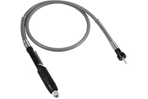 Telituny Flexible Biegsame Welle, 104cm Bohrer Universal Flexible Flex Welle Verlängerungskabel mit M8 Schnellspannbohrfutter und 3,2 mm Spanndurchmesser, für Bohrmaschinen, Schleifgeräte