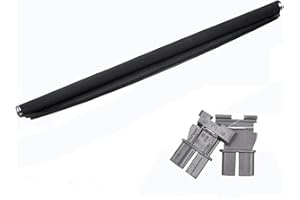 HEILEA Pare Soleil Pour VW Pour Golf Pour Jetta Pour Touran Pour Tiguan Pour Passat Pour Variante Voiture Panorama Toit Ouvrant Pare-Soleil Rideau Lucarne Obturateur Protege Soleil Voiture ( Couleur : Le noi