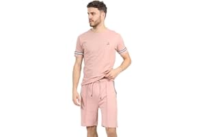 BRAVE SOUL Mens Shorts and T-shirt Combo 100% Cotton Casual Summer Outfit Beach Sports, Size- S to 2XL