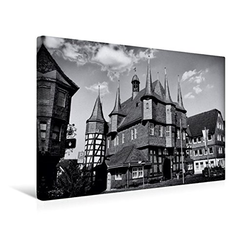 Premium Textil-Leinwand 45 cm x 30 cm quer, Historisches Rathaus | Wandbild, Bild auf Keilrahmen, Fertigbild auf echter Leinwand, Leinwanddruck (CALVENDO Orte)