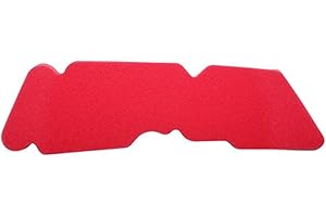 MOUSSE FILTRE A AIR SCOOT ADAPTABLE PIAGGIO 50 ZIP 2T 2000>, NRG 2001>, TYPHOON 2001>, LIBERTY, FLY, LX 2T-GILERA 50 STALKER 2005>, RUNNER 2002> (ROUGE) -ARTEIN-