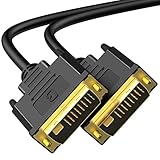 dvi d auf vga Grip-Laufflächen helfen beim Ein- und Ausstecken; handfest angezogene Schrauben sorgen für eine sichere Verbindung.