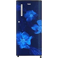 Whirlpool 190 L 4 Star Inverter Direct-Cool Single Door Refrigerator (WDE 205 PRM 4S INV, Sapphire Magnolia)