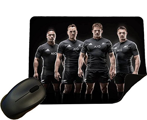 Rugby 003 - New Zealand All Blacks Team Mouse Mat / Pad - By Eclipse Gift Ideas
