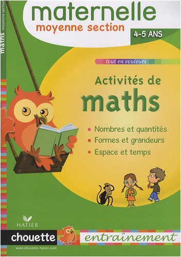 Activités de maths Moyenne Section 4-5 ans Activités de maths Moyenne Section 4-5 ans
