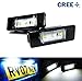 Produktbild Weiße LED-Kfz-Kennzeichen-Beleuchtung von Cree, geeignet für C3 C4 C5 C6 DS3 DS5 106 307 308 406 508 RCZ Expert, 2 Stück (bitte länderspezifische Rechtsvorschriften beachten)
