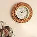 eCraftIndia Crystal Studded Embellish Wooden and Papier-Mache Wall Clock (30.48 cm x 2.54 cm x 30.48 cm) RS.795.00