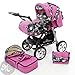 Produktbild Milk Rock Baby Star Cruiser Kombikinderwagen (Regenschutz, Moskitonetz) 05 Pink & Soft Rock