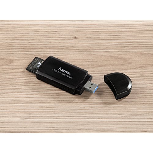 Hama USB 3.0 SuperSpeed Kartenleser (liest SD/microSD/M2) kompatibel auch mit Windows 10, schwarz - 4