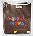 Happy Mama. Women's Maternity Jersey Baby Shower Dress. V-Neck 3/4 Sleeves. 001p (Black, 12)