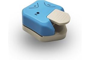 VSREI Perforadora de Esquina 3 en 1 con 3 Tamaños 5/10mm Diámetro 4mm - Punzón de Esquina de Acero Inoxidable para Manualidades Scrapbook y Tarjetería