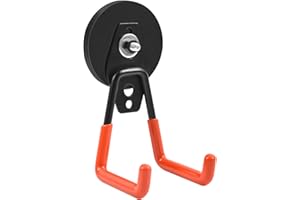 OCEUMAOA Gancho Magnético de Garaje Con Revestimiento Imanes Potentes para Colgado Interior o Exterior 63mm