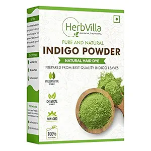 Herbalvilla Indigo Powder for black Hair 200g