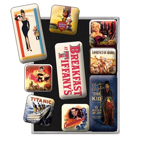 Nostalgic-Art 83007 Breakfast at Tiffany’s Movie-Art Retro, Magnet-Set, 9-teilig - 2