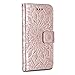 Produktbild Bravoday Google Pixel 2 XL Hülle, Premium Leder Tasche Flip Wallet Case [Standfunktion][Kartenfächern] Schutzhülle Brieftasche Handyhülle für Google Pixel 2 XL, Rose Gold