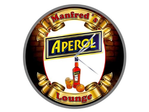 Preisvergleich Produktbild Aperol Wanduhr