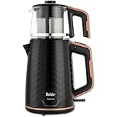 Poor Tastea Tea Machine Black/Rose, 2 Liter