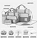 5pcs Baby bag Baby Nappy Changing Bag Set Diaper Bag Brand new (Pink)