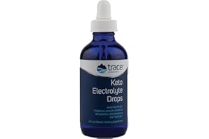 ‎TRACE MINERALS Trace Minerals | Keto-Elektrolyttropfen | Vollspektrum-Elektrolyte zur Vermeidung von Dehydrierung, Muskelkrämpfen, Keto-Grippe und Elektrolytstörungen | Glutenfrei, Veganer | 24 Portionen (118 ml)
