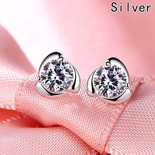Preisvergleich Produktbild dryujdytru Kostengünstig Rund Ohr Ohrstecker Ohrringe Zirkonia Practical Zirkonia Ohrringe Exzellent Ohrringe Superman Hochwertige Diamant Erhältlich - Silbrig