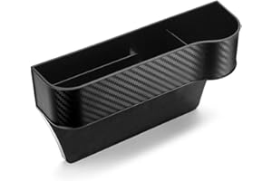 yufana 2 Pezzi Organizzatore Della Console Dell'auto, Vano Portaoggetti per Auto, Scatola Portaoggetti per Seggiolino Auto, Ottimo per Riporre Chiavi, Patente di Guida, Bevande, Portafogli, Ecc